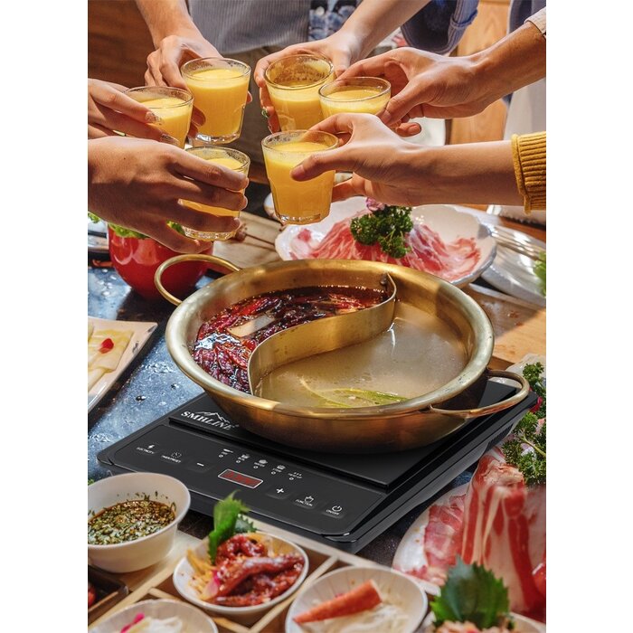 SMH LINE® SMH LINE - Inductie kookplaat enkel - 2000 Watt - zwart