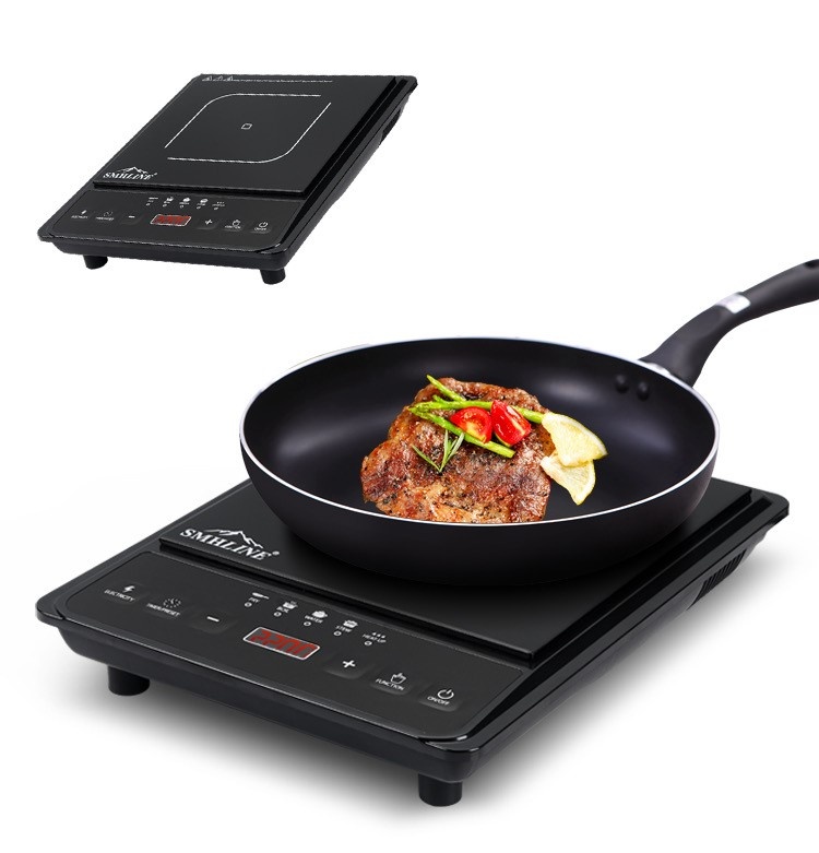 SMH LINE® SMH LINE - Inductie kookplaat enkel - 2000 Watt - zwart