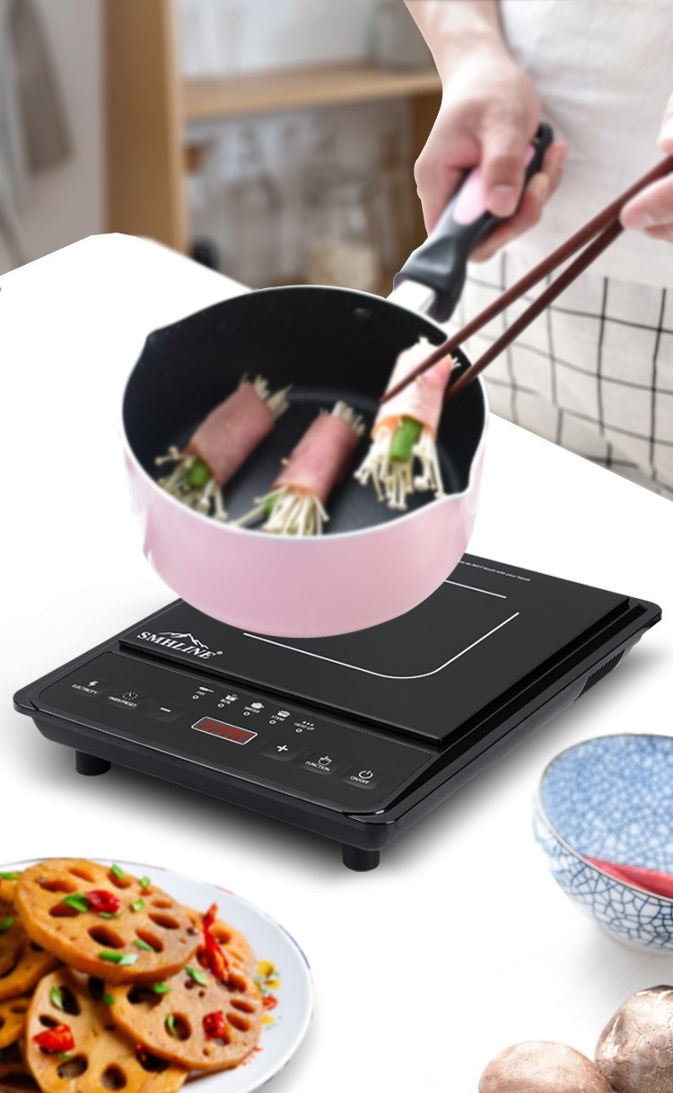 SMH LINE® SMH LINE - Inductie kookplaat enkel - 2000 Watt - zwart