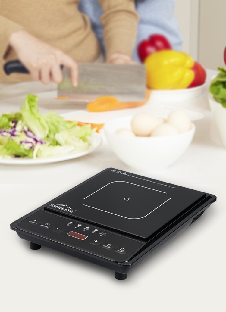 SMH LINE® SMH LINE - Inductie kookplaat enkel - 2000 Watt - zwart