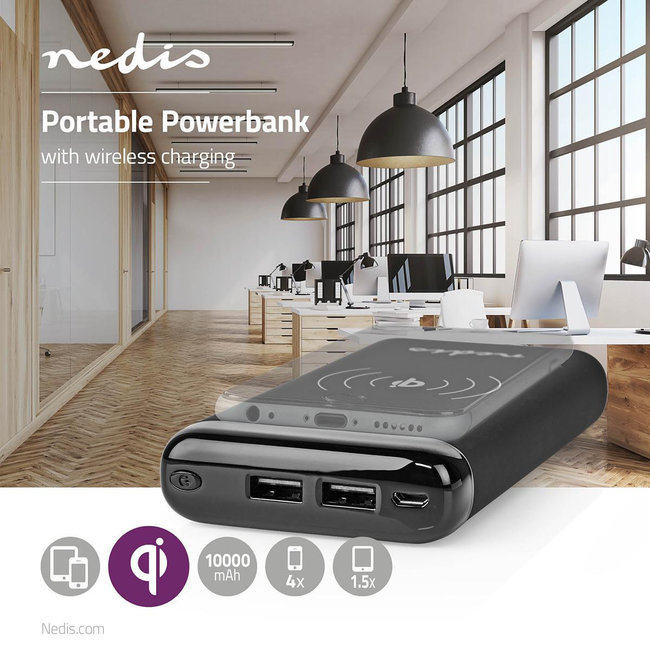 NEDIS WIRELESS POWERBANK