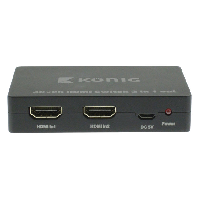 2 POORTS HDMI SCHAKELAAR