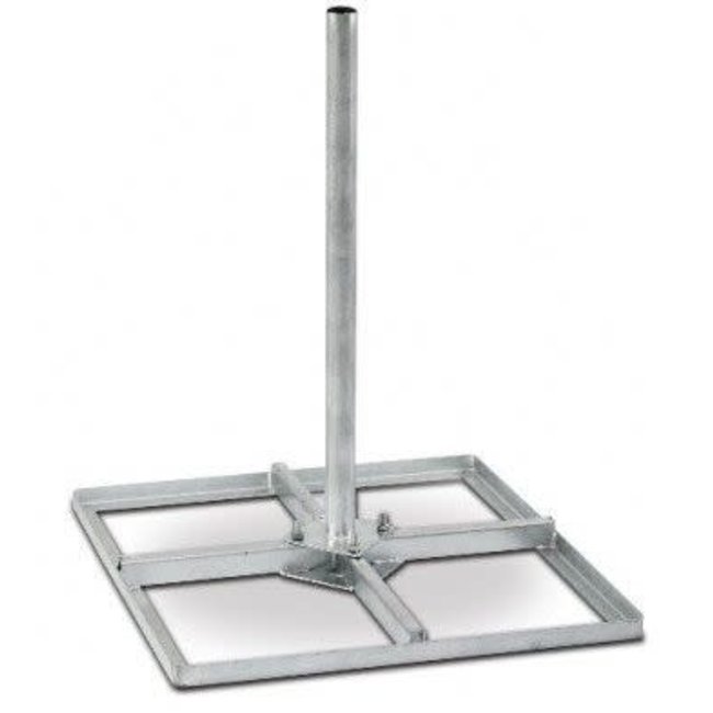 TEGELVOET 30/30 + MAST 0.75M VOLBAD VERZINKT