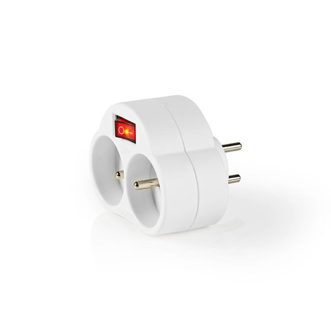NEDIS STOPCONTACT 2 WEG ON/OFF SWITCH