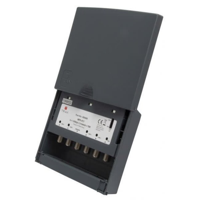 TRIAX DISEQC SWITCH 4/1  - 4 SAT + 1 TERR. IN X 1 UIT