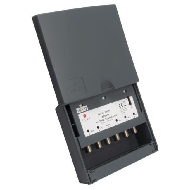 TRIAX DISEQC SWITCH 4/1  - 4 SAT + 1 TERR. IN X 1 UIT