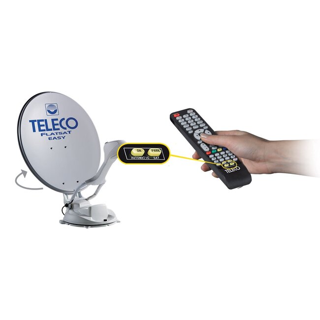 TELECO TELECO TEK 22" + DVD DVB-S2 M7 FASTSCAN + 12V ZONDER VOET