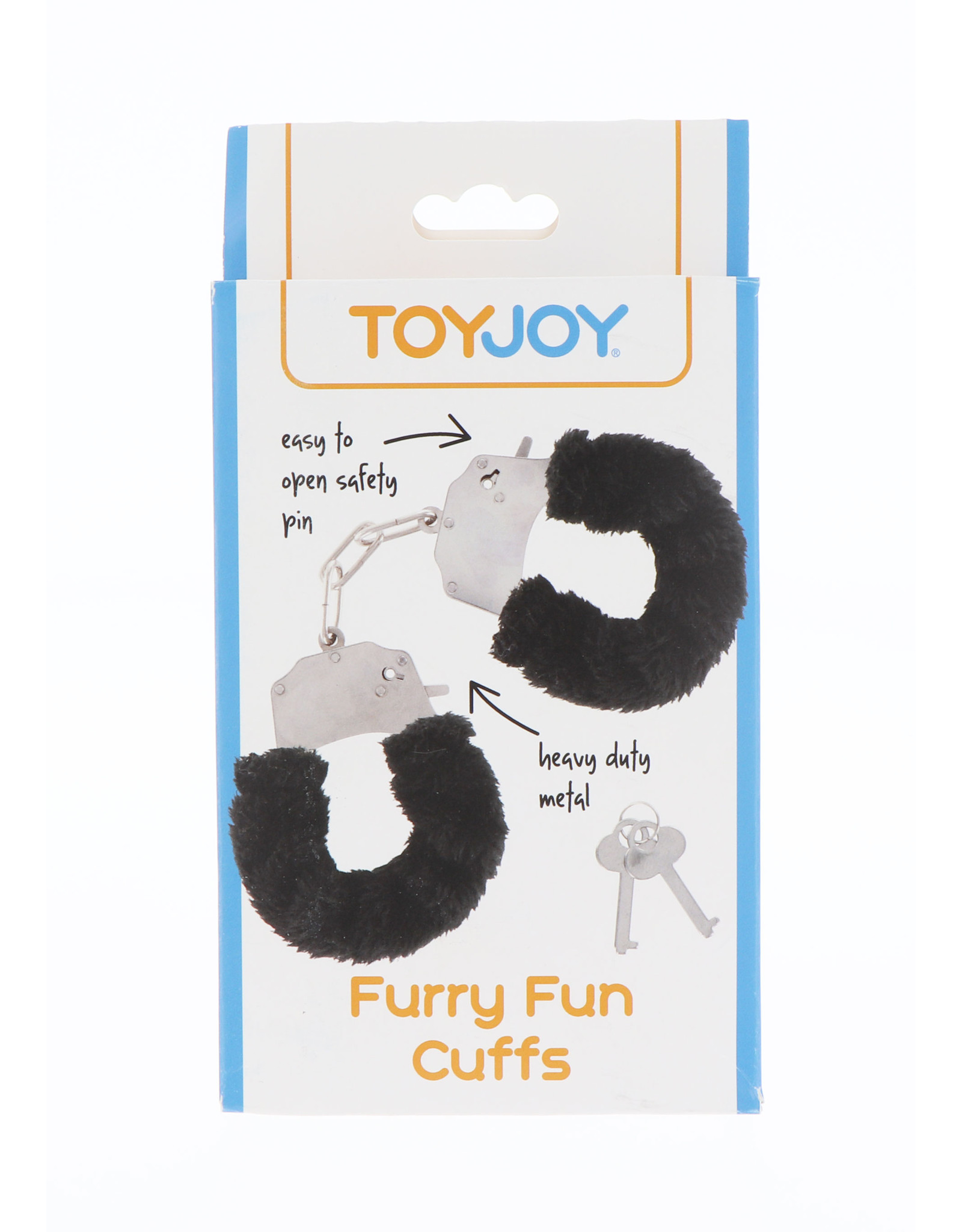 ToyJoy Furry fun cuffs - Black