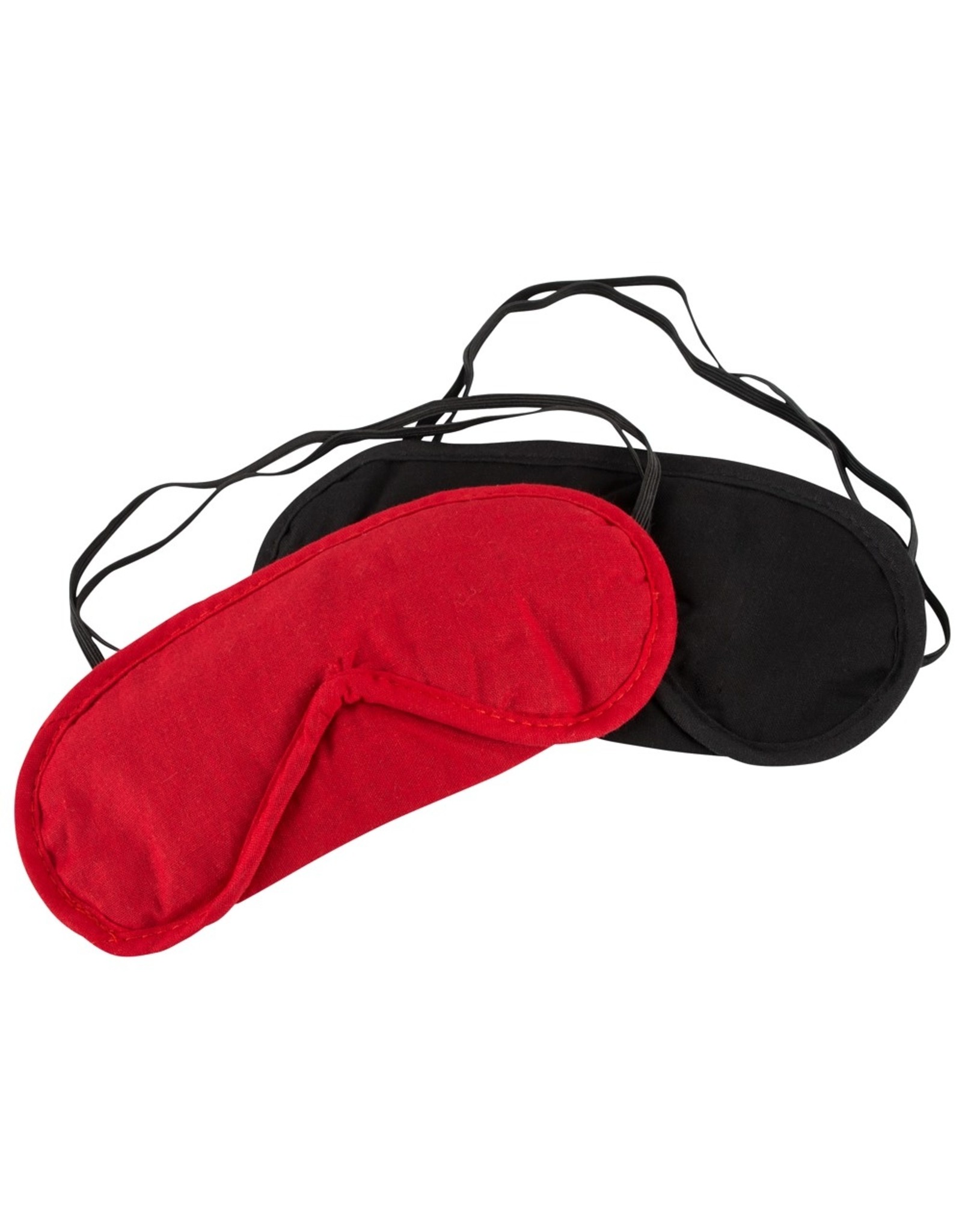 Cottelli Collection Blindfold 2Pack - Red&Black