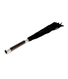 Flogger with Glass Handle Black