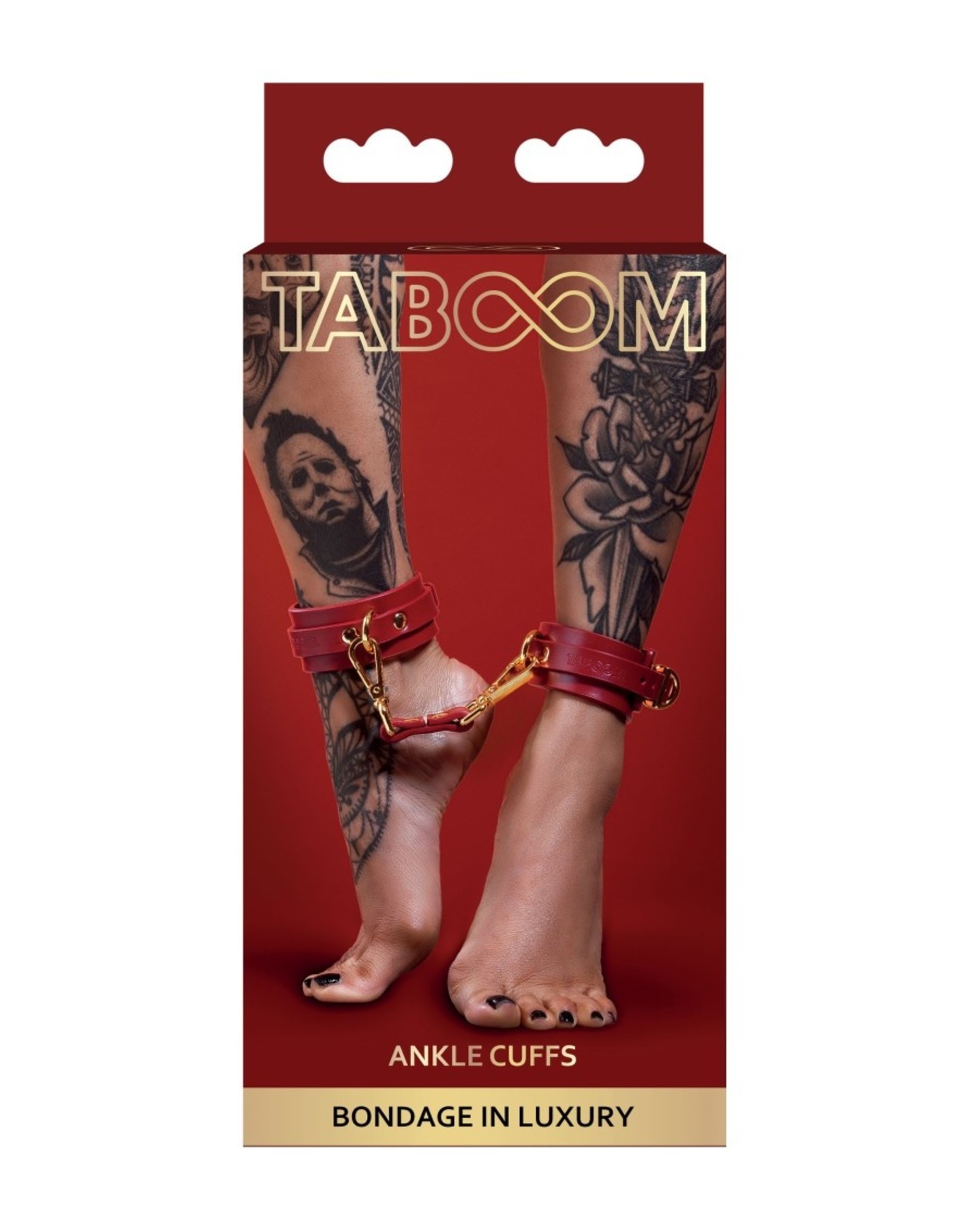 Taboom Taboom Ankle Cuffs Red
