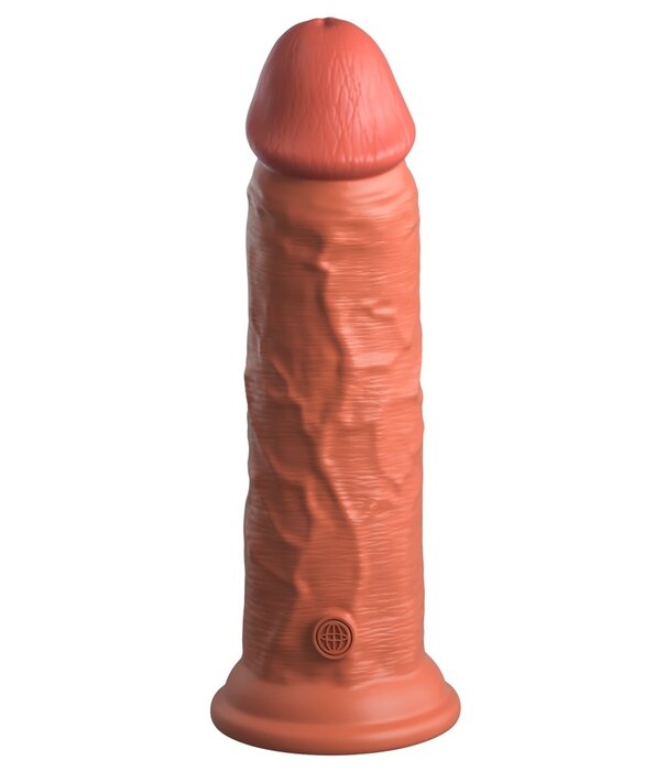 King Cock King Cock Elite 8” Vibrating + Dual Density Silicone Cock