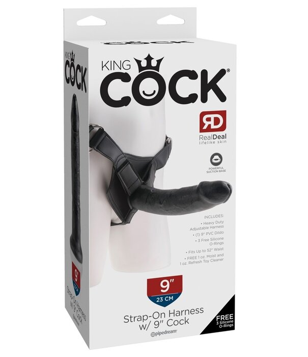 King Cock King Cock Strap-on Harness with 9” Cock