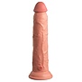 King Cock Elite 9” Vibrating Dual Density Cock