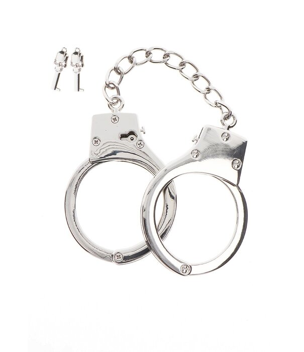 Taboom TABOOM Silver Plated BDSM Handcuffs