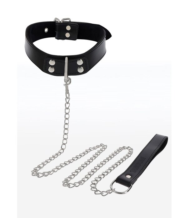 Taboom TABOOM Elegant D-Ring Collar + Chain Leash