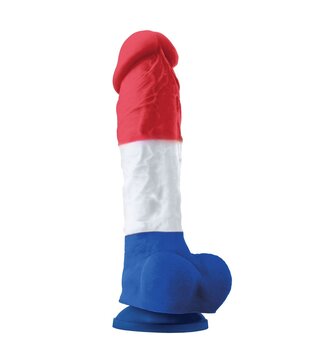 Tricolor Edition 8" Dildo