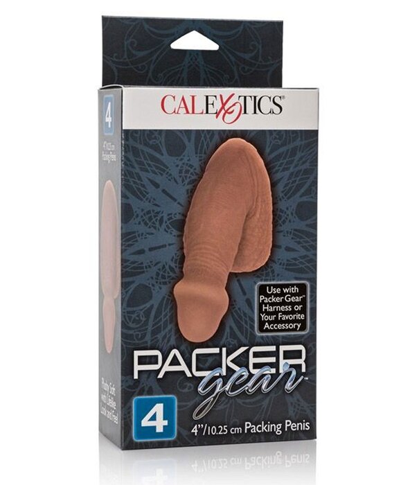 Calexotics Packer Gear 4”  Packing Penis - Brown