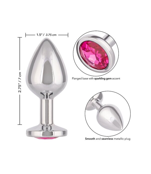 Calexotics Jewel - Rose Buttplug - Large