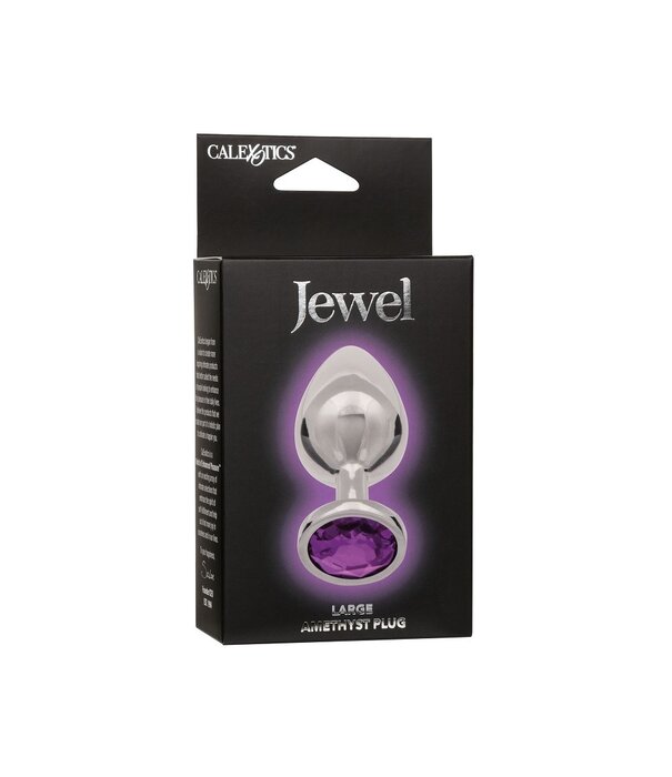 Calexotics Jewel - Amethyst Buttplug - Large