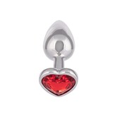 Aluminium Buttplug S - Heart