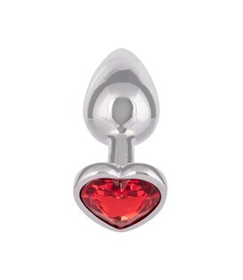 Aluminium Buttplug S - Heart