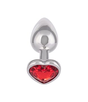 Aluminium Buttplug S - Heart