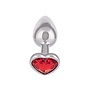 Aluminium Buttplug S - Heart