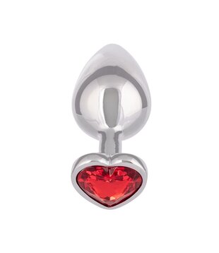 Aluminium Buttplug L - Heart