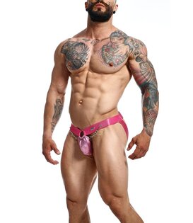 DNGEON Cockring Jockstrap - Pink