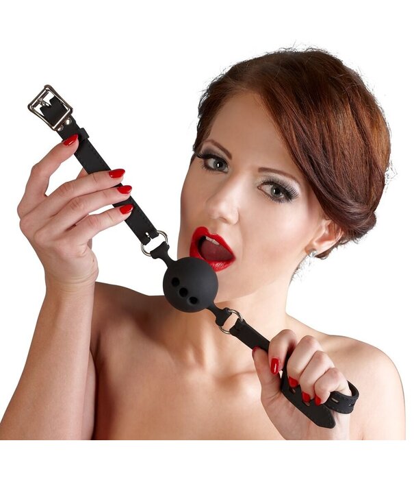 Bad kitty Silicone Ball Gag Black