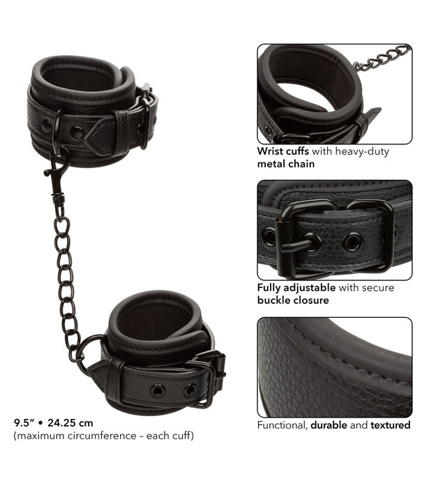 Calexotics Nocturnal Heavy Duty Wrist Cuffs