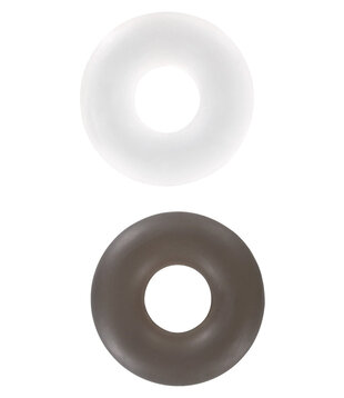 Stud Rings - Black & White