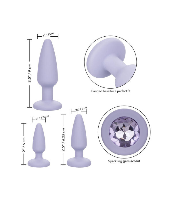 Calexotics Crystal Booty Kit - Purple