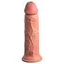 8" Vibrating Dual Density Silicone Cock