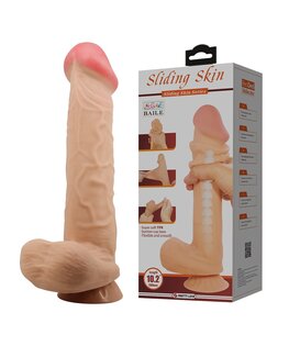Sliding Skin Dildo - 10,2”