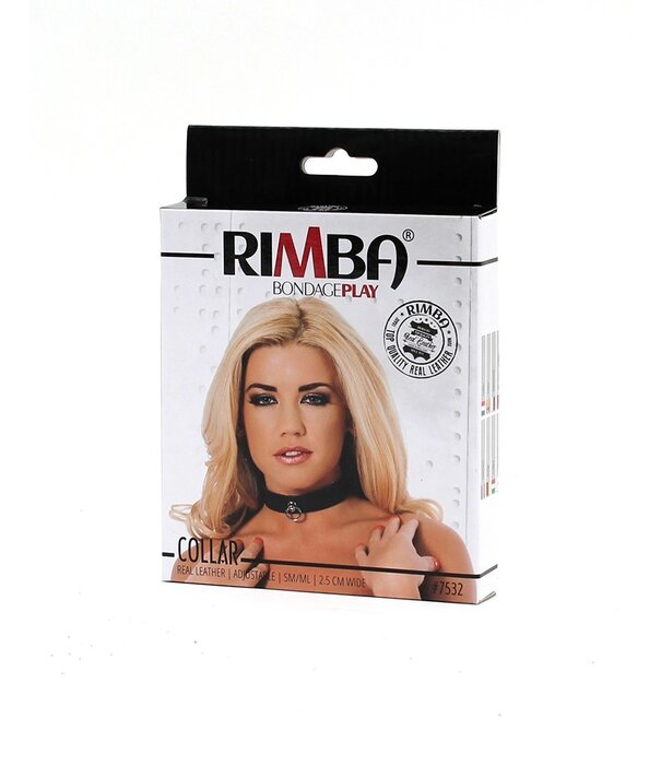 Rimba Leather Collar with Ring