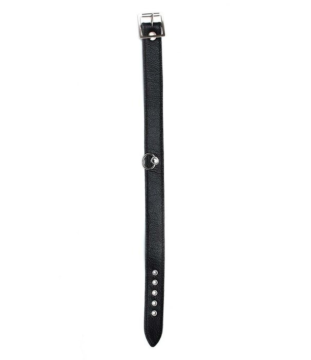 Rimba Leather Collar with Ring