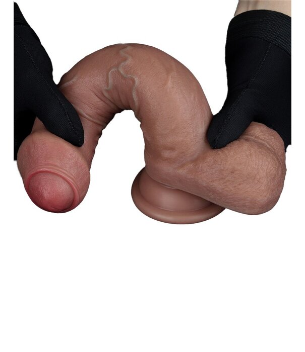 Lovetoy Dual-layered Silicone Nature Cock 8”