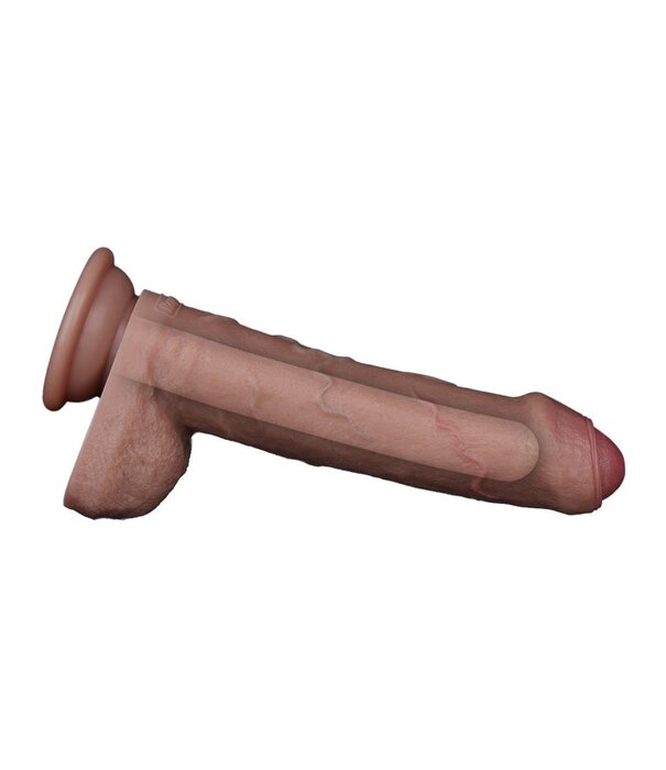 Lovetoy Dual-layered Silicone Nature Cock 8”