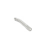 Solid Penis Plug Beaded Curved 8mm
