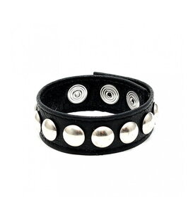 Cockring van Leer - Studs - Klein