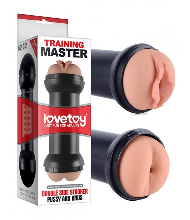 Love toy Double Side Stroker: Pussy & Ass