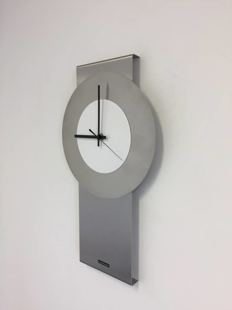 Klokkendiscounter Design - Wanduhr Pendulum White