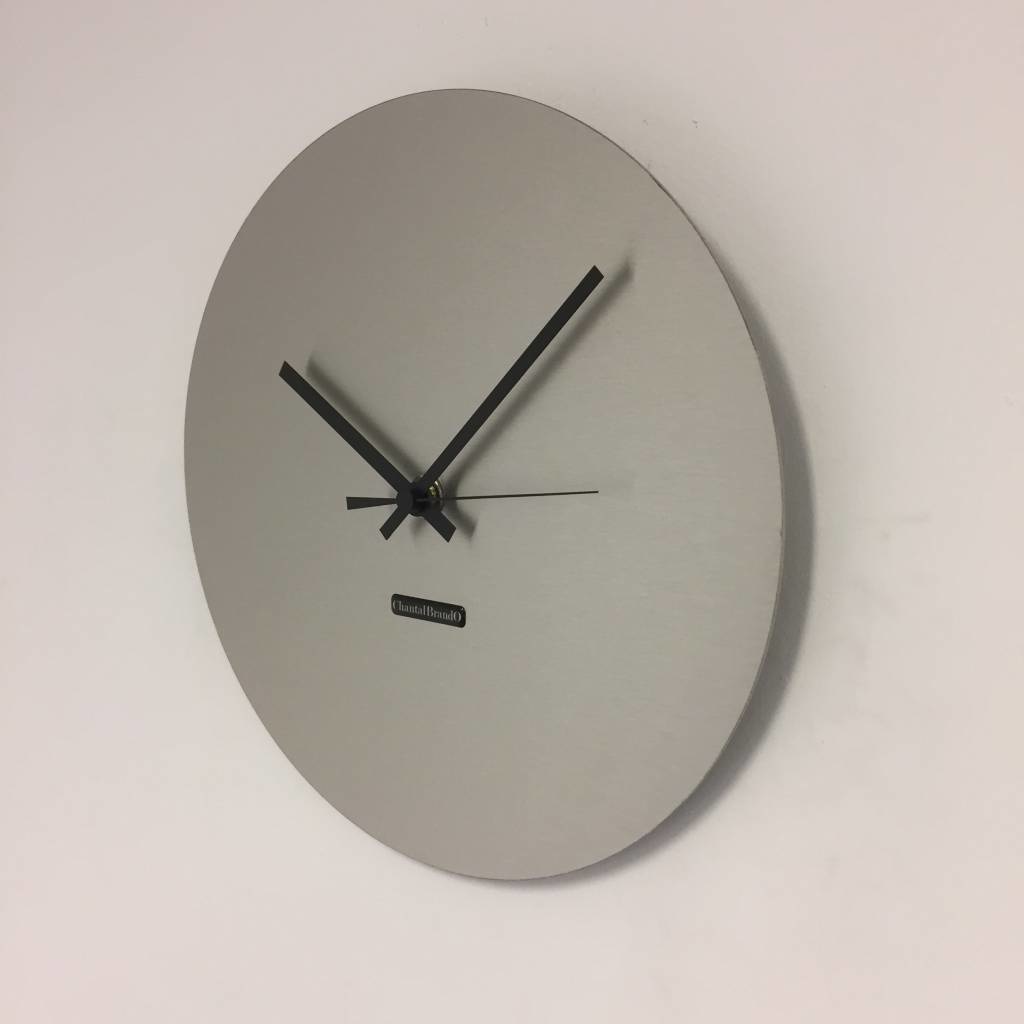 Klokkendiscounter Design - Wall clock stainless steel Florence Design