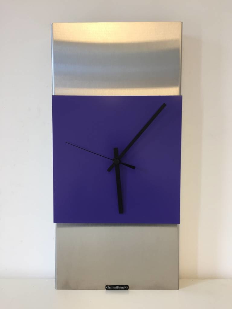 Klokkendiscounter Design - Wall clock Extravaganza Purple