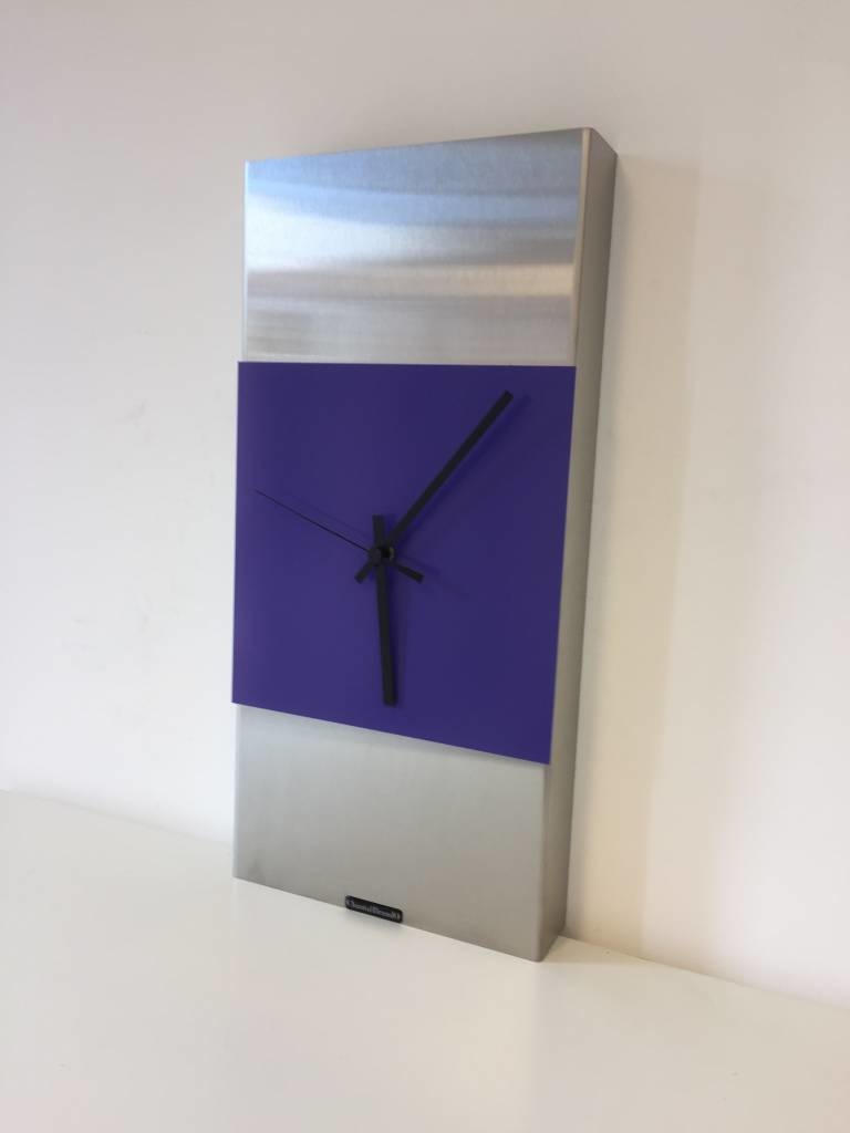 Klokkendiscounter Design - Wall clock Extravaganza Purple