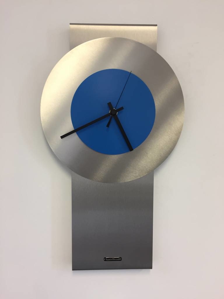 Klokkendiscounter Design - Wandklok Pendulum Blue