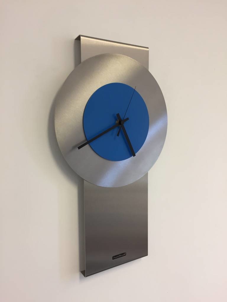 Klokkendiscounter Design - Wandklok Pendulum Blue