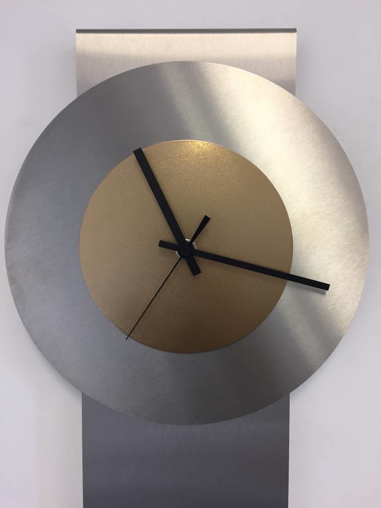 Klokkendiscounter Design - Wall clock Pendulum Gold